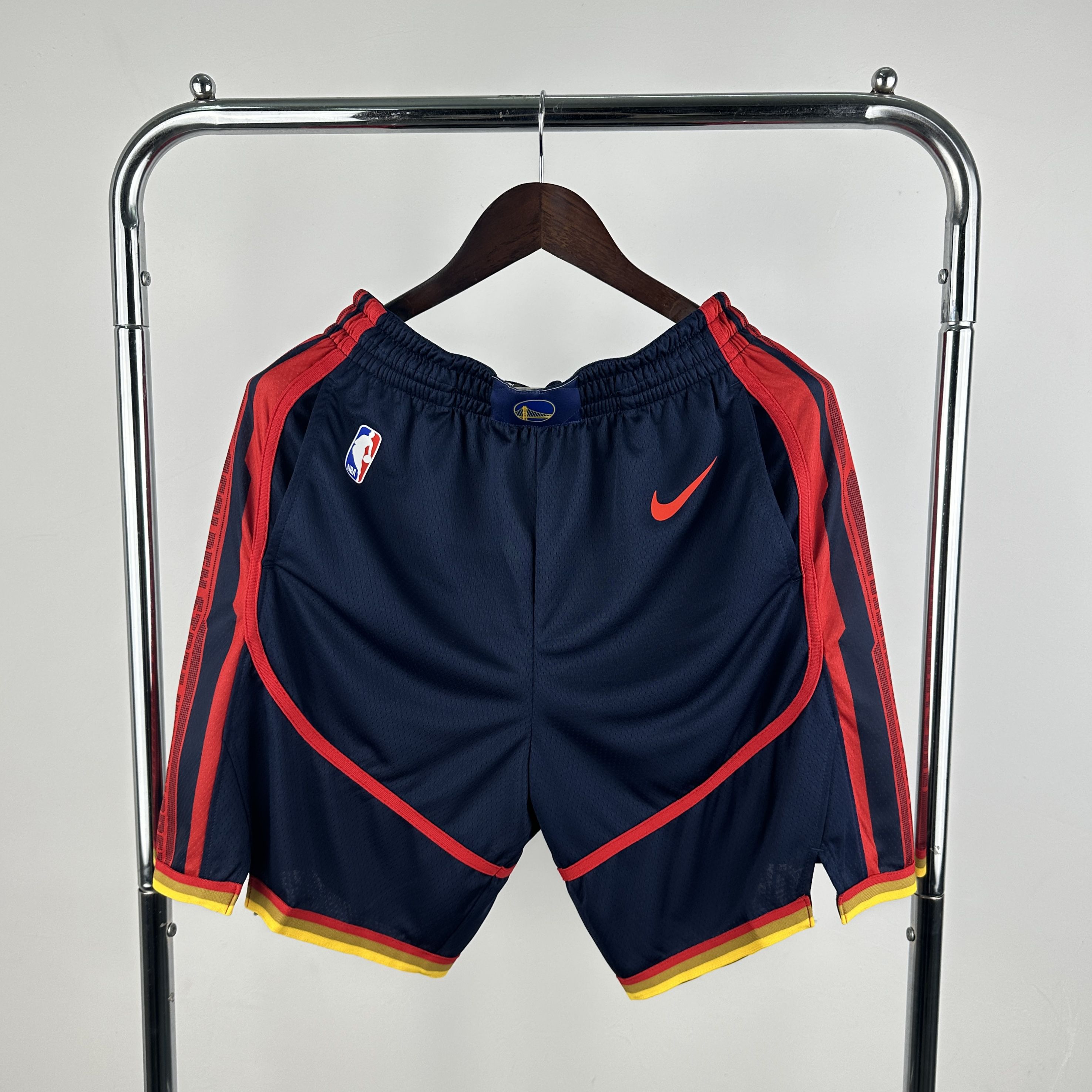 2025 Men NBA Golden State Warriors Nike Drak Blue Shorts->golden state warriors->NBA Jersey